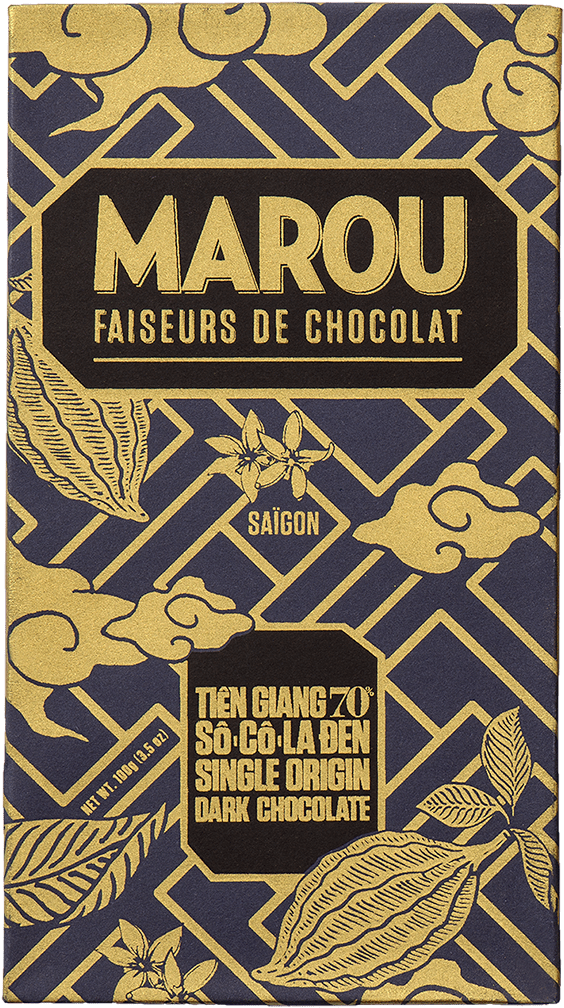 Tien Giang 70% - Marou Chocolate (972x1200), Png Download