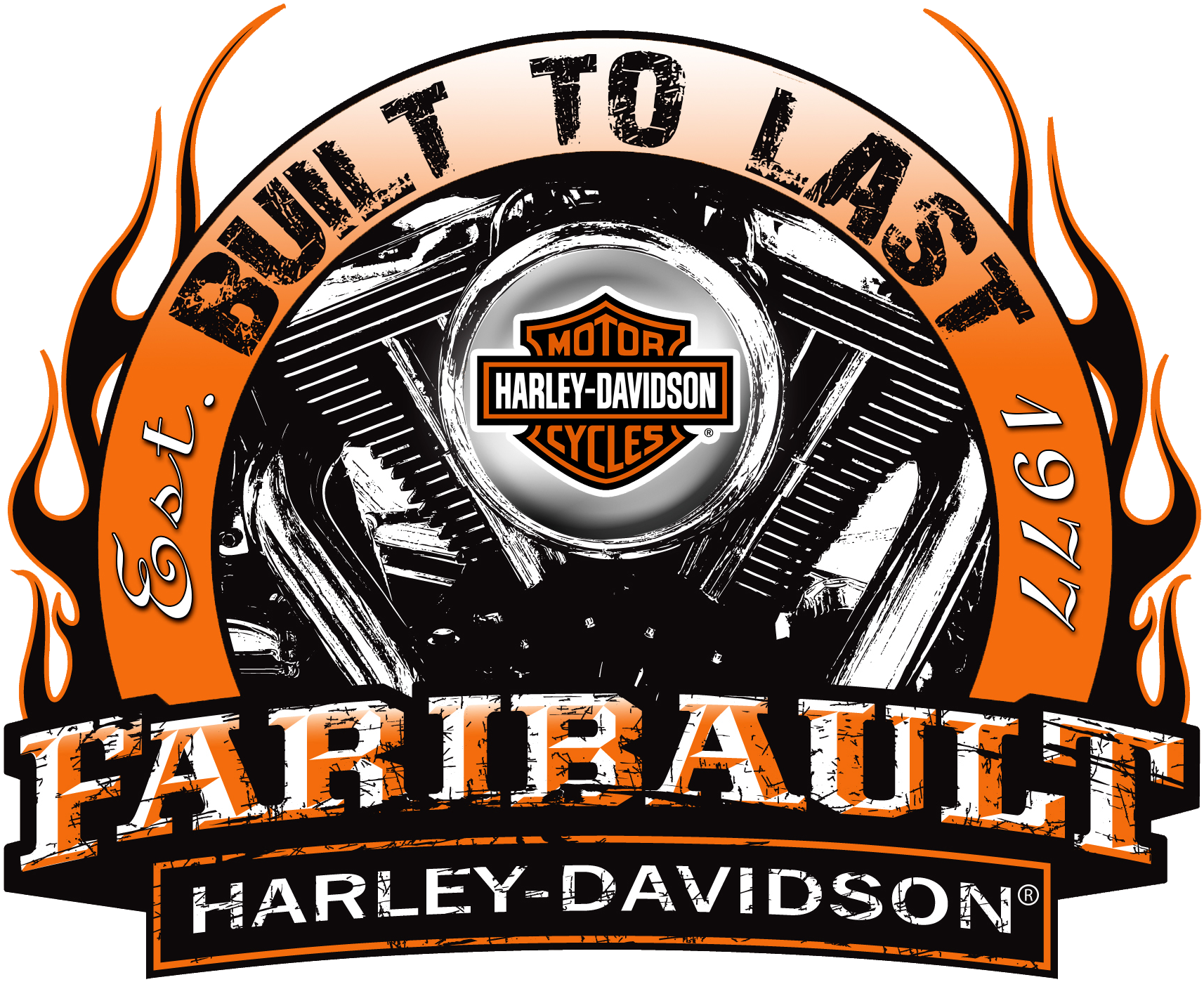 Sponsored By - Faribault Harley Davidson (1800x1500), Png Download