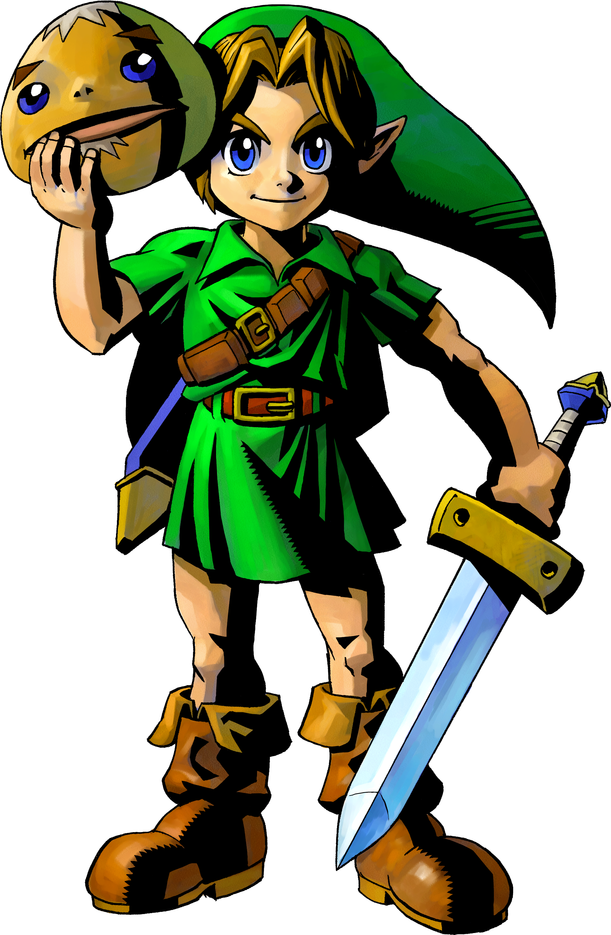 Link Fan Art, Link Art, Legend Of Zelda, Character - Link Zelda Majora's Mask (1960x2997), Png Download