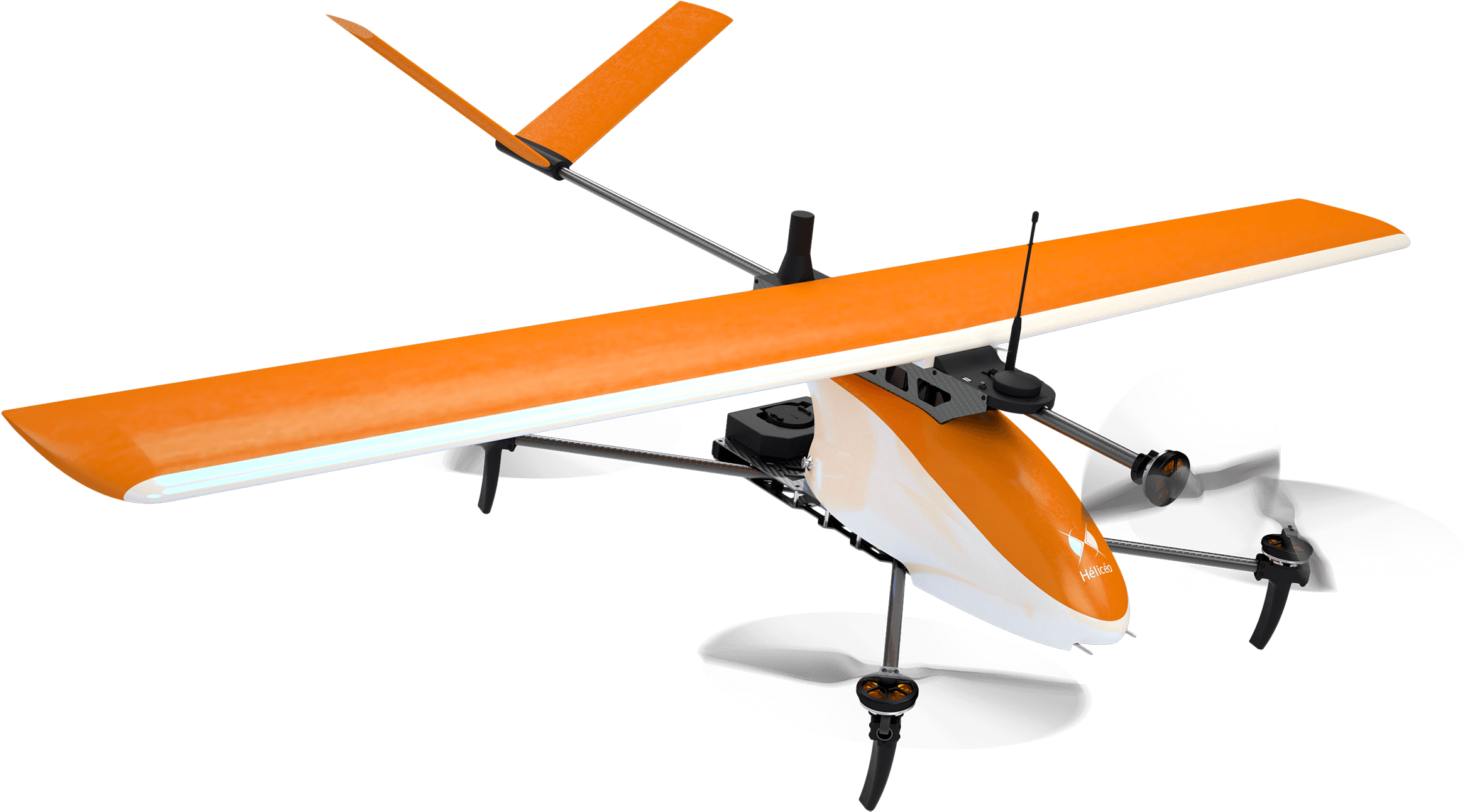 1 - 2 - - Vertical Take Off And Landing Drohne (2500x1469), Png Download