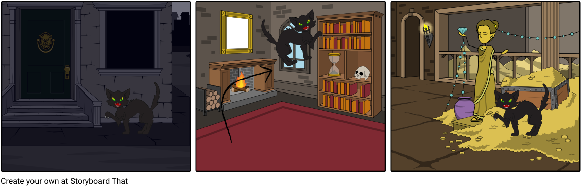 Download Cat Is Bored In Haunted House - Cartoon PNG Image with No Background Download Cat Is Bored In Haunted House - Cartoon PNG Image with No Background