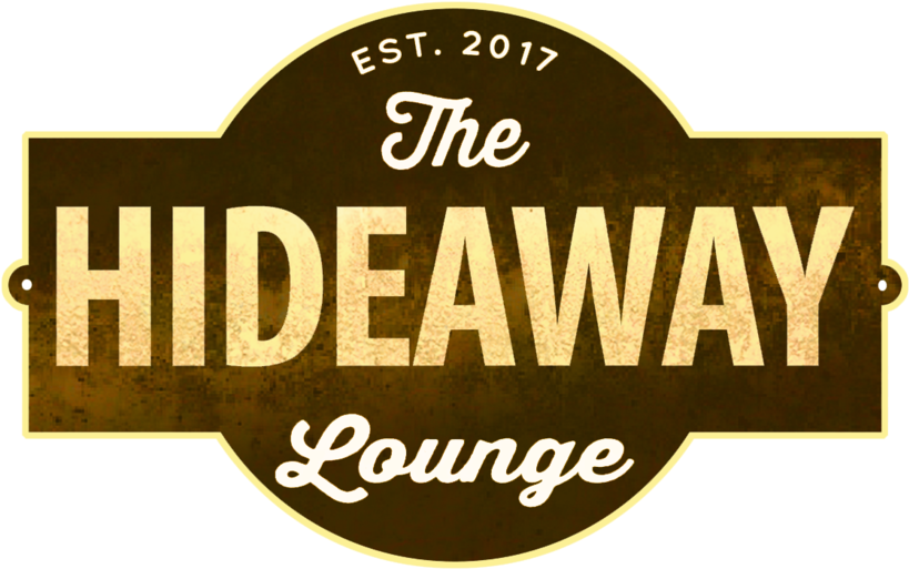 Hideaway Lounge Logo - Signage (1000x562), Png Download