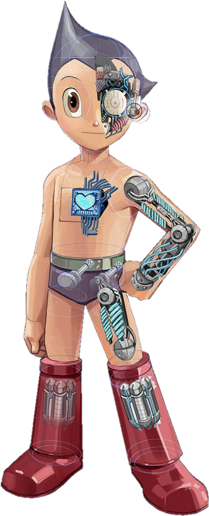 Astroboy Sticker - Building Astroboy (1024x1792), Png Download