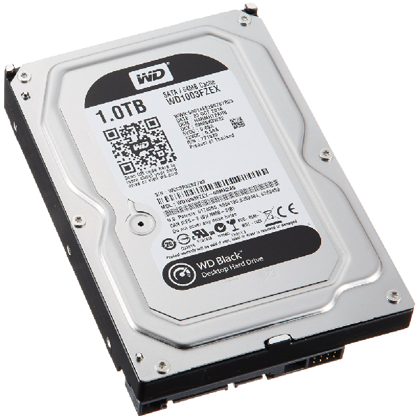 Wd Black 1tb Performance Desktop Hard Drive - Western Digital Black 1tb Wd1003fzex (600x600), Png Download