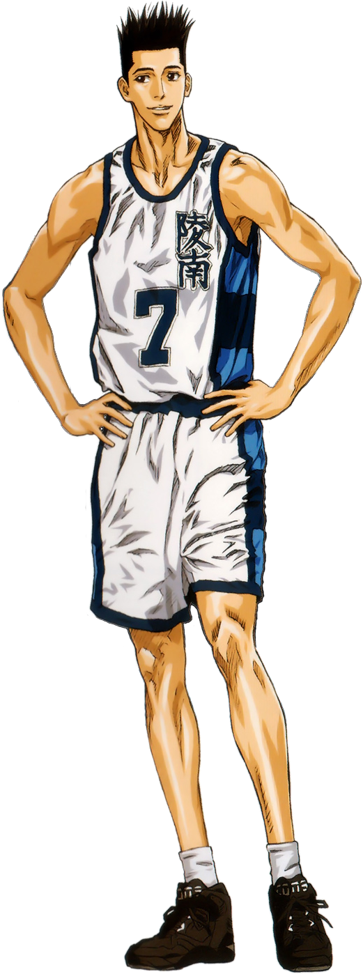Akira Sendoh (574x1431), Png Download
