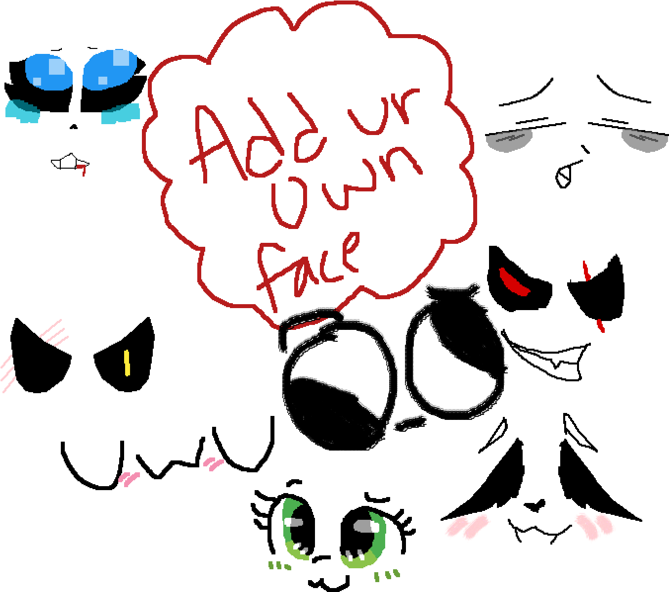 Add A Face (1400x1400), Png Download