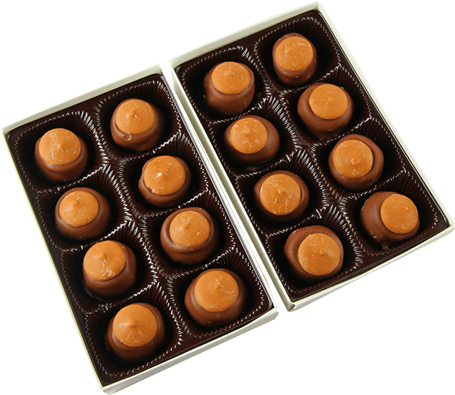 Milk Chocolate Buckeyes - Mozartkugel (900x600), Png Download