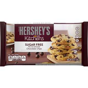 Hershey's Sugar Free Semi-sweet Baking Chips, 8 Oz - Semi Sweet Chocolate Chips Hershey (300x300), Png Download