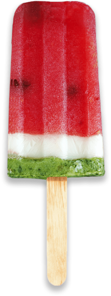 Glas Fruitpop Watermelon - Ice Pop (408x1000), Png Download