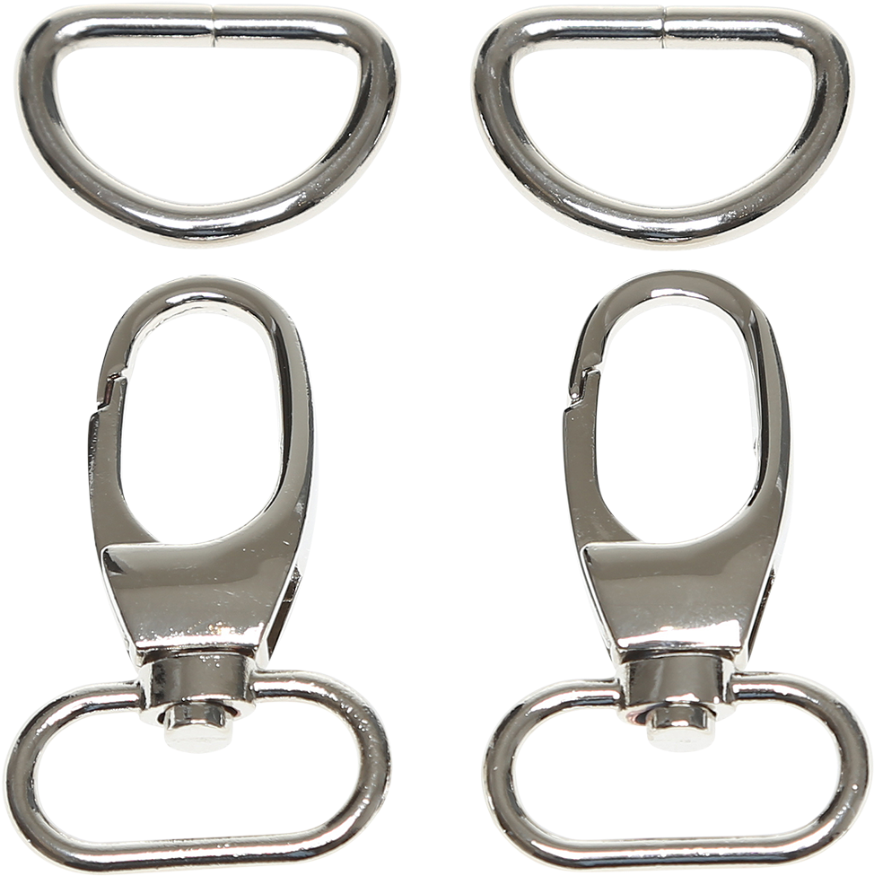 55 Mm With D Ring - Lobster Lås D Ringe (1000x1400), Png Download