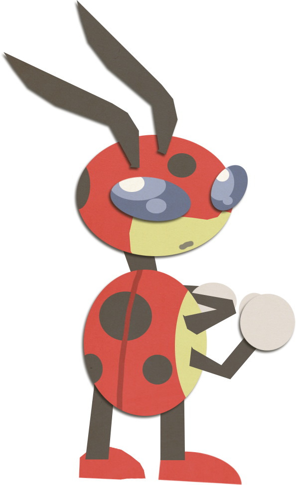 View Ledian , - Cartoon (594x975), Png Download