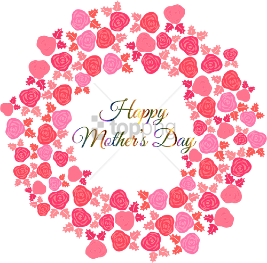 Free Png Download Bouquet Of Pink Flowers - Happy Mothers Day Pdf (850x840), Png Download