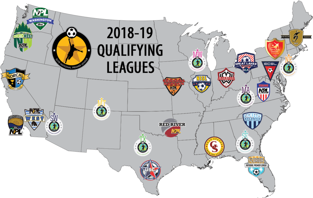 Premier League Map 2018 (1024x659), Png Download