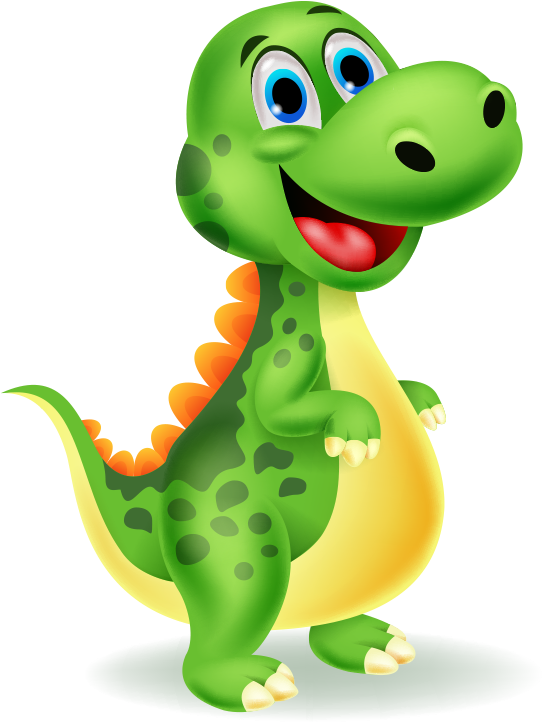Cute Dinosaur (550x830), Png Download