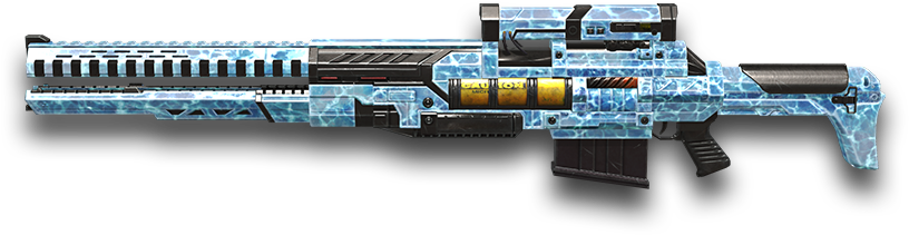 M82a3 Last Glacial Barrett Sapphire - Assault Rifle (890x450), Png Download