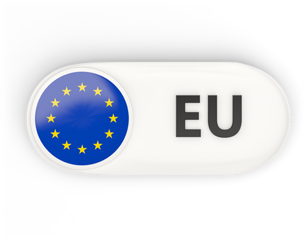 Illustration Of Flag Of European Union - Circle (640x480), Png Download