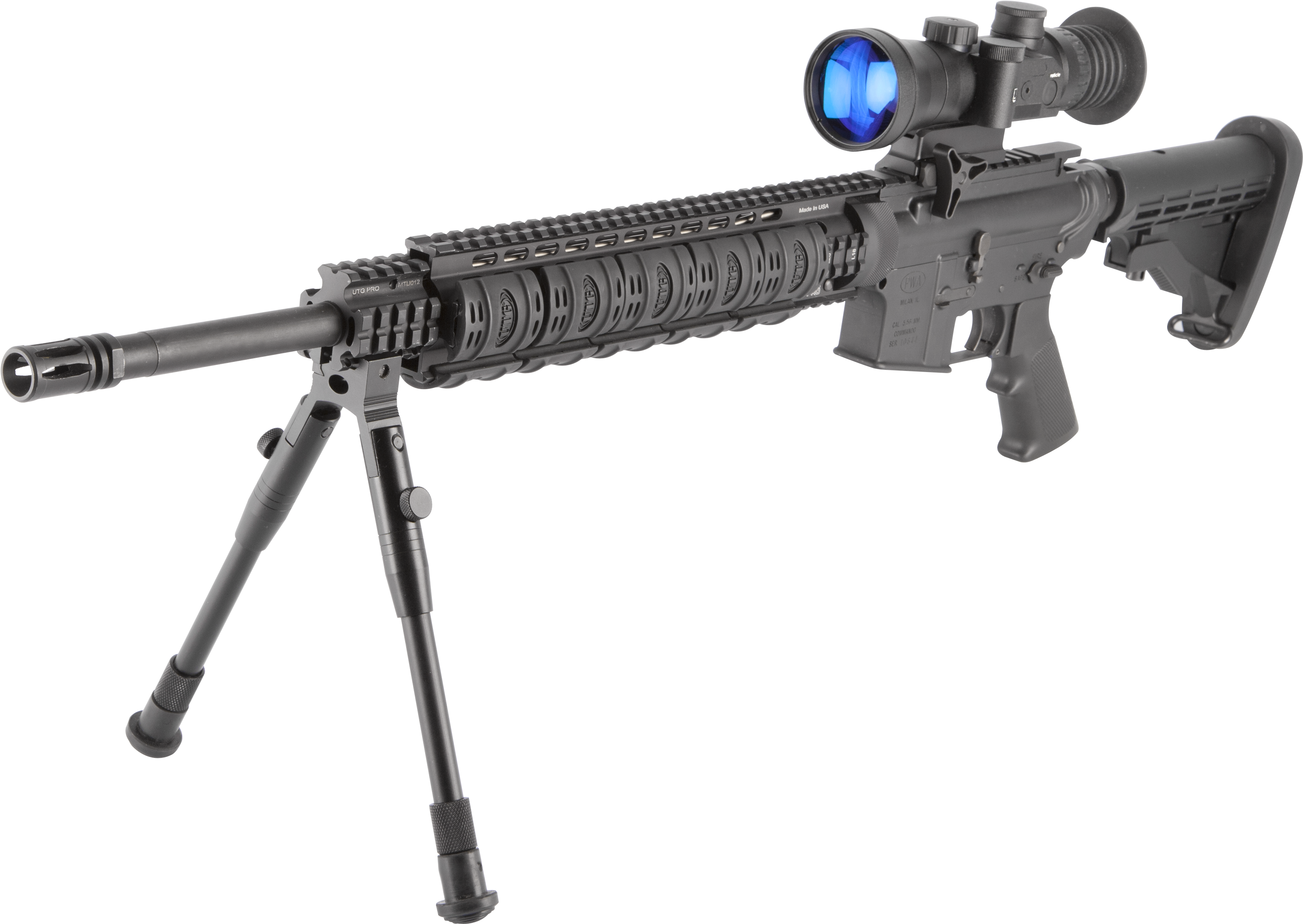 D-730 'superlite' Gen 3 Gated Night Vision Scope - Assault Rifle (3680x2600), Png Download