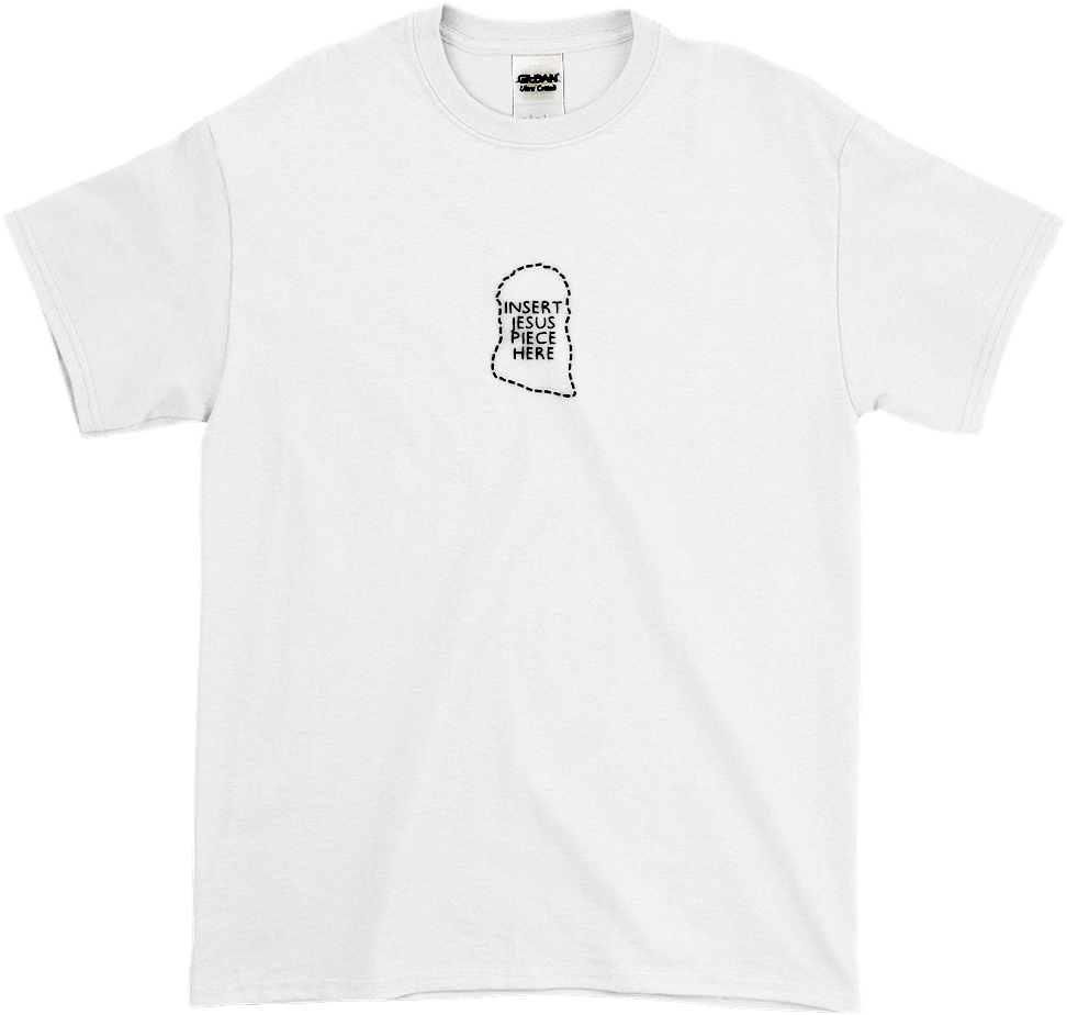 Insert Jesus Piece Here Tee - Active Shirt (1000x1000), Png Download
