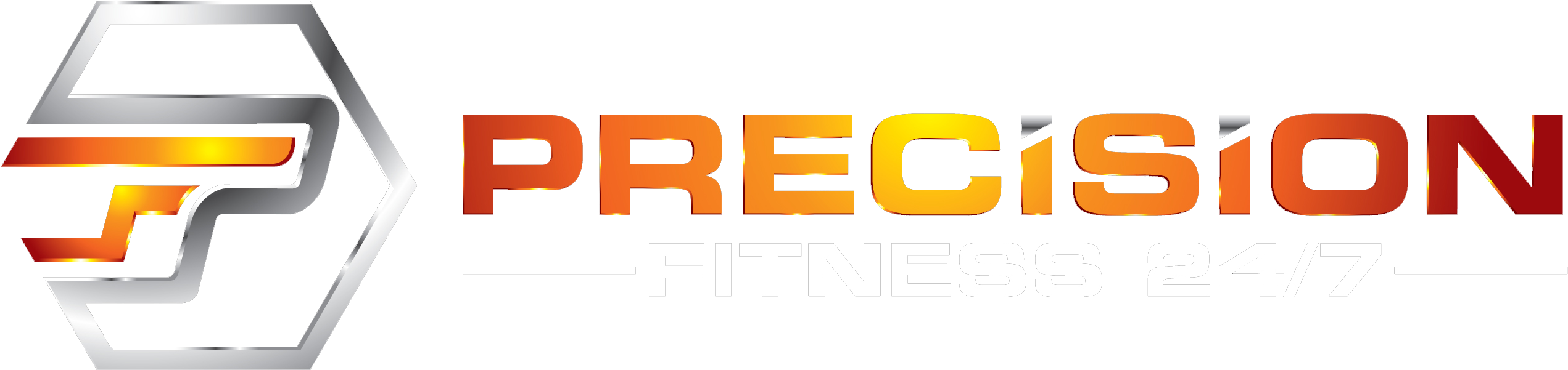 Precision Fitness Precision Fitness Precision Fitness - Orange (2670x713), Png Download