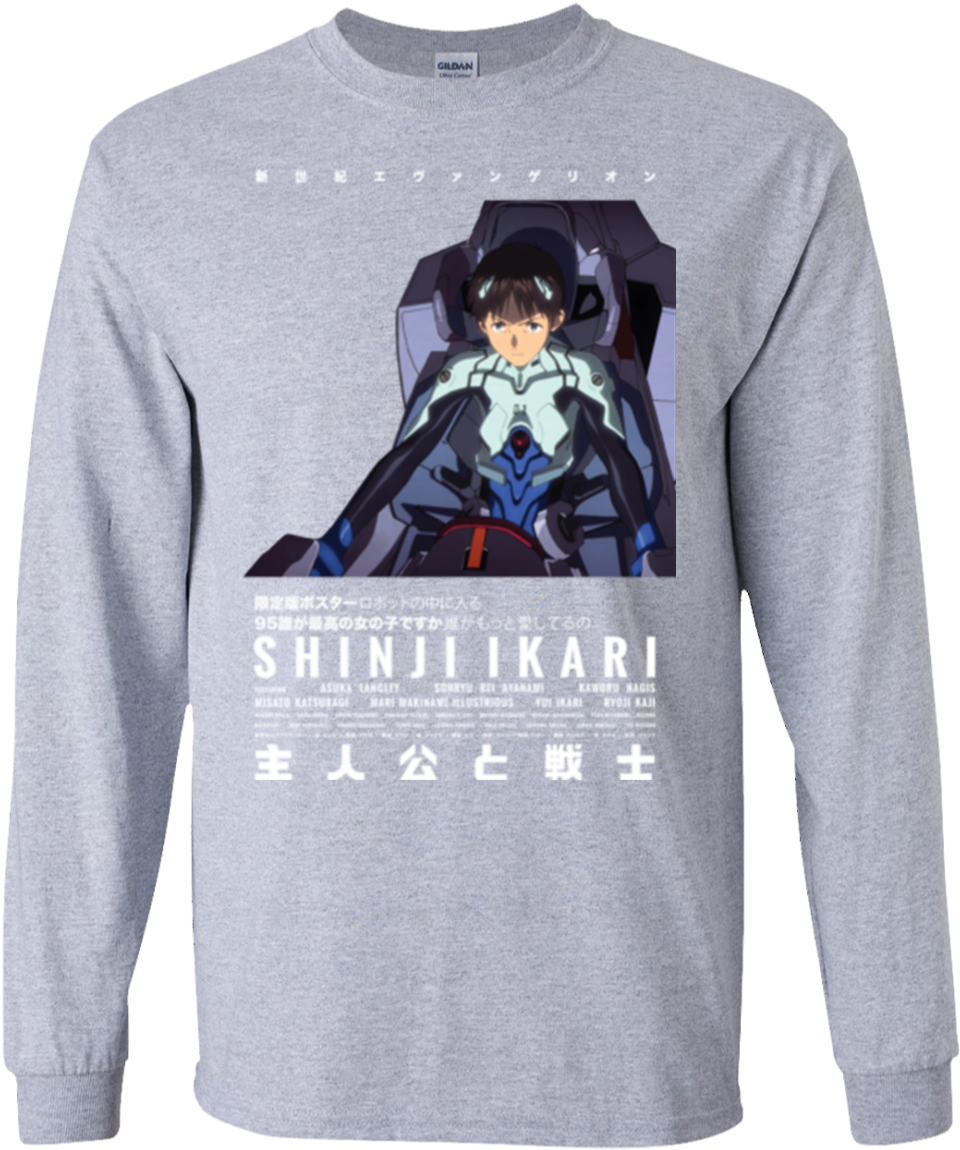 Load Image Into Gallery Viewer, Shinji Long Sleeve - T Shirt Samoyed (1155x1155), Png Download