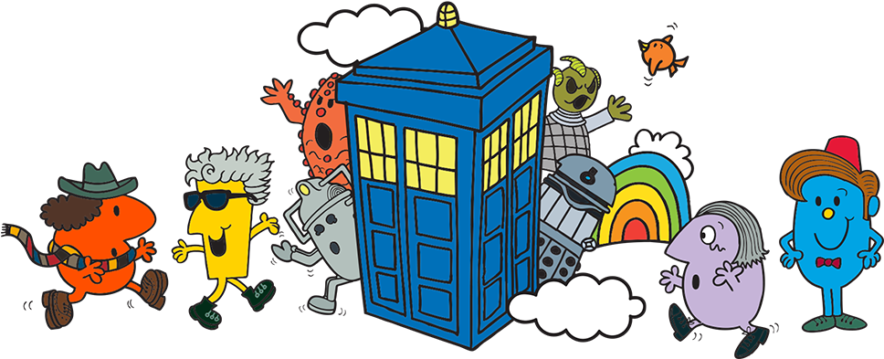Doctor Who Mr Men (967x425), Png Download