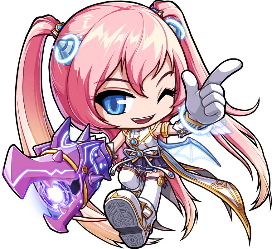 Maplestory Angelic Buster (872x800), Png Download
