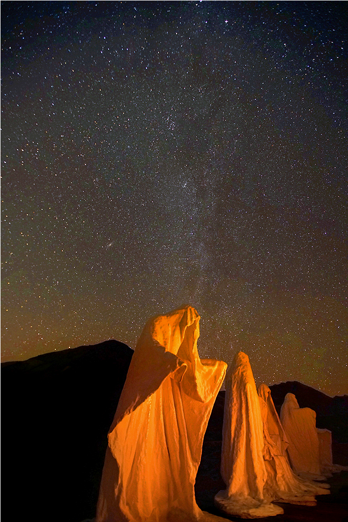 Rhyolite Ghost Town, Nevada - Night (1024x1024), Png Download