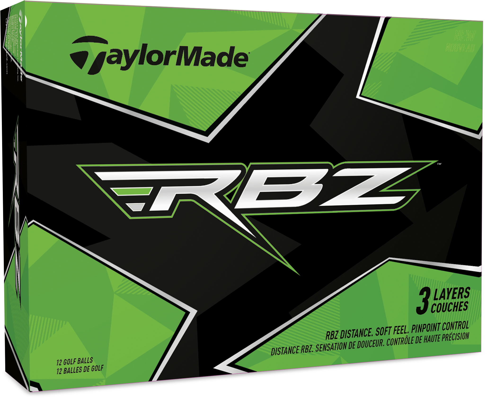 Taylormade Rbz Golf Balls, 12 Pack - Taylormade Rbz Golf Balls (2177x1987), Png Download