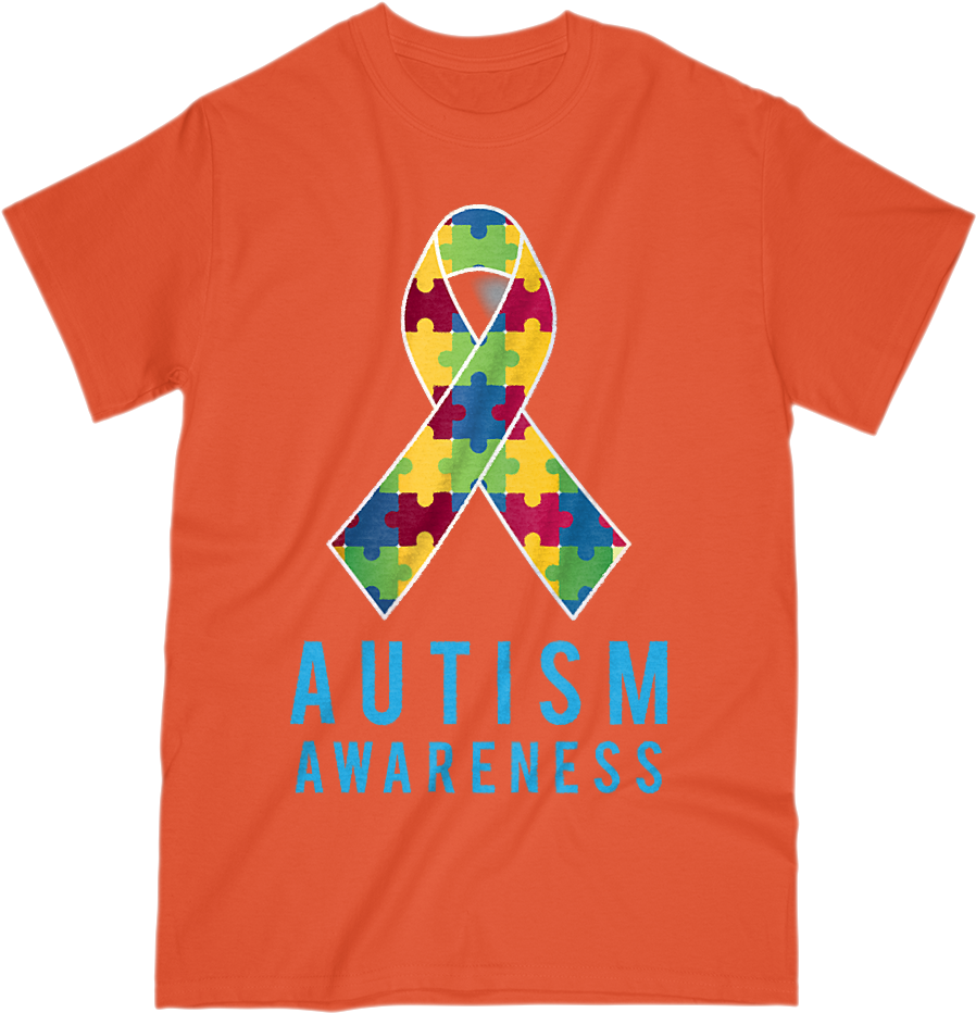 Autism Awareness Tee - T-shirt (1000x1000), Png Download