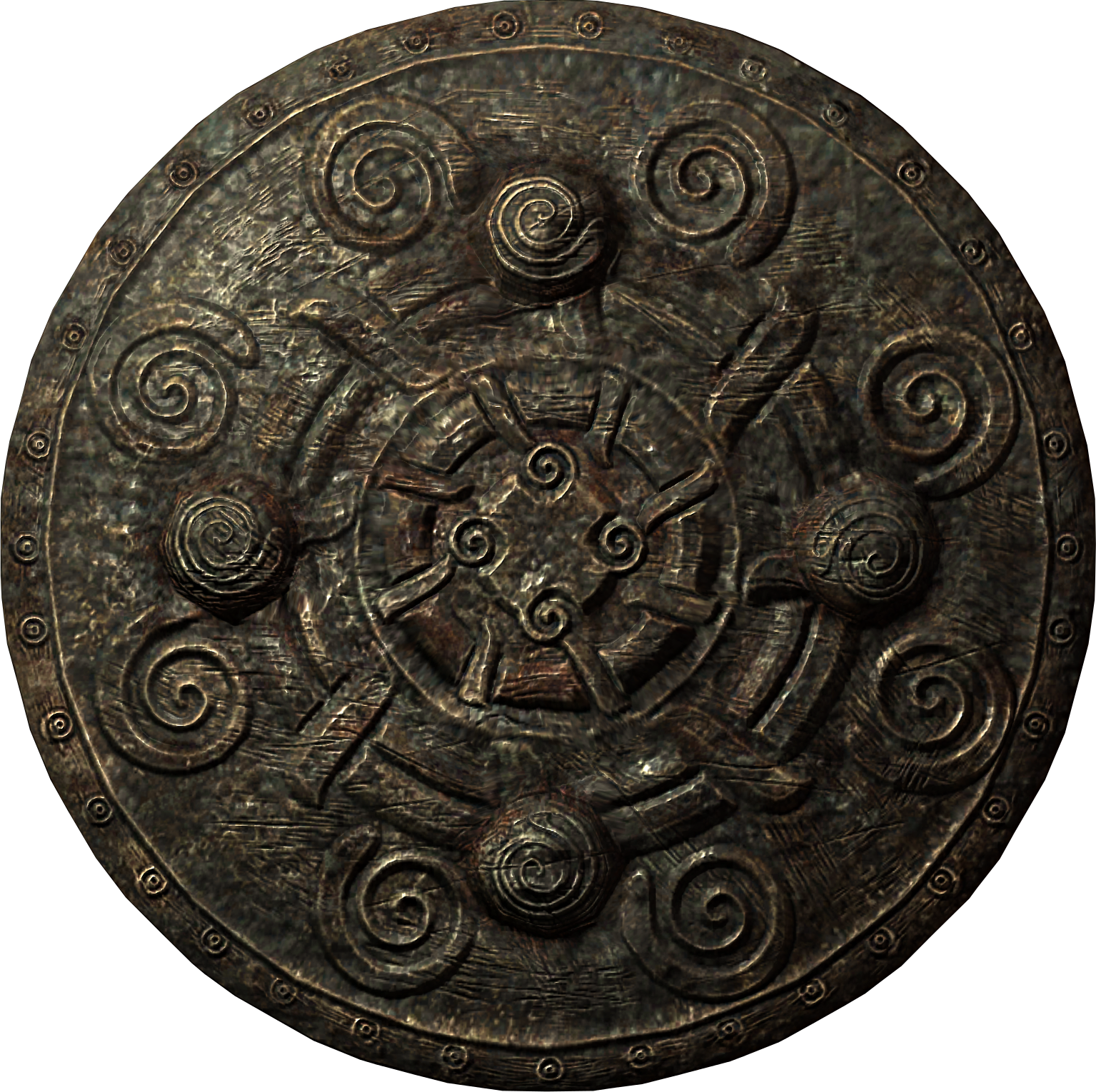 Thinking About These Two Awesome Armor Pieces Gave - Skyrim Banded Iron Shield (1535x1530), Png Download