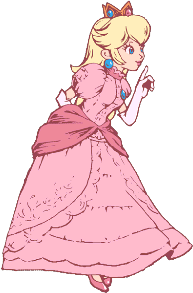Nintendo Wii Mario Super Mario Peach Ssbb Super Smash - Princess Peach Final Smash (500x625), Png Download
