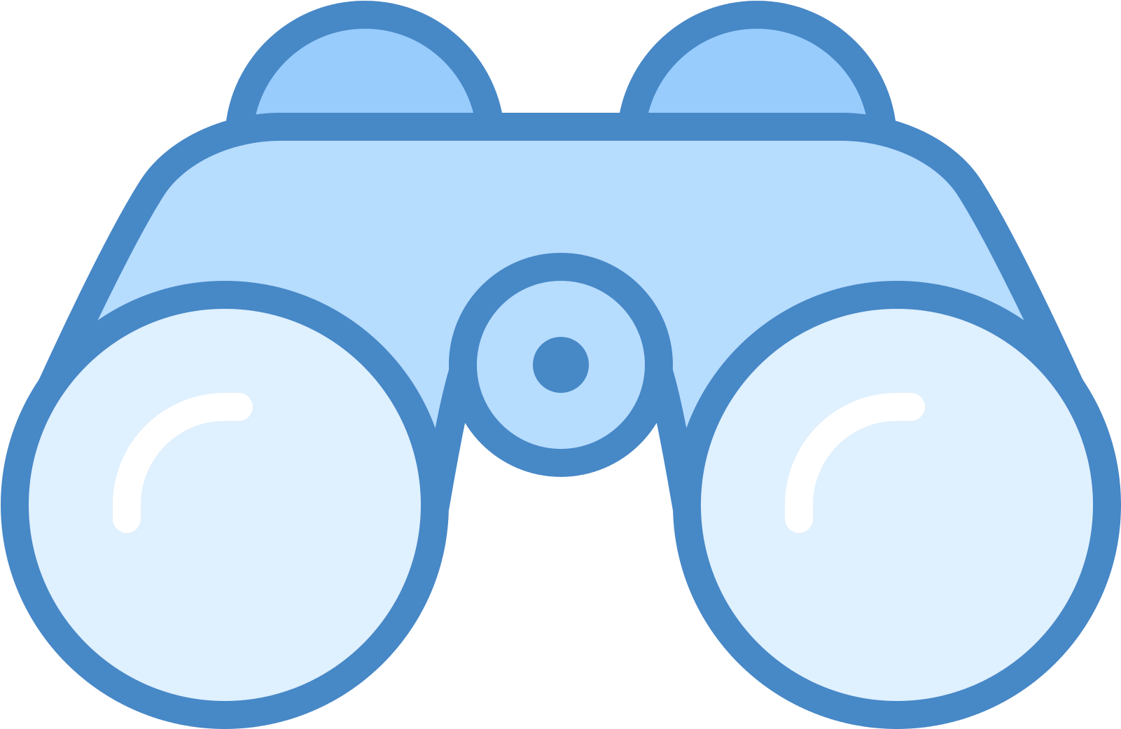 Opera Glasses Icon (1600x1600), Png Download