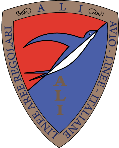 Avio Linee Italiane Ali Emblem2 - Emblem (500x624), Png Download