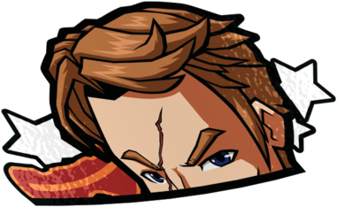 Soldier 76 Daredevil Peeker Sticker (1280x1280), Png Download