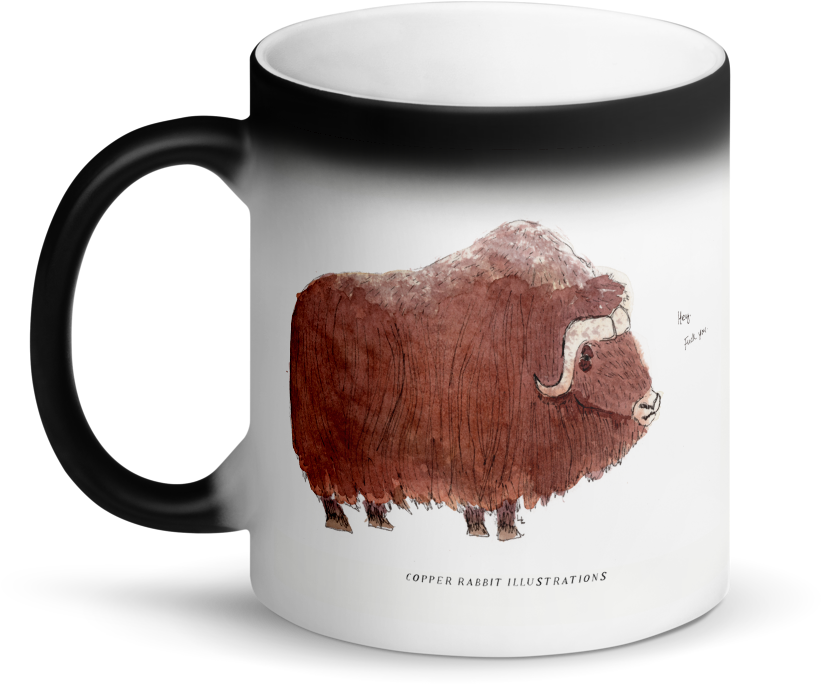 Colour Changing Ox Mug - Mug (1000x1000), Png Download
