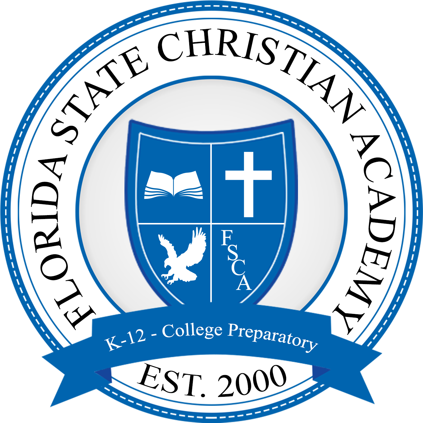 Florida State Christian Academy - Uaw Veterans Logo (1481x1500), Png Download