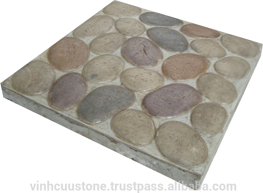 High Quality Artificial Pebble Paving Stone - Floor (850x850), Png Download