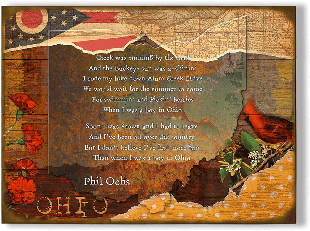 Ohio Sentimental Series Sign - Picture Frame (730x730), Png Download