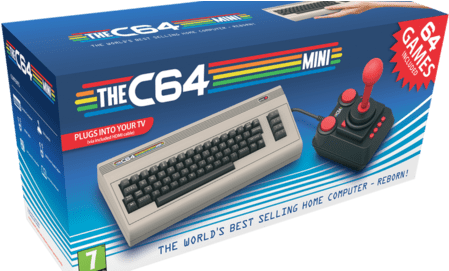 Following Nes/snes Classic, A Mini Commodore 64 Is - Commodore 64 Classic Mini (480x270), Png Download