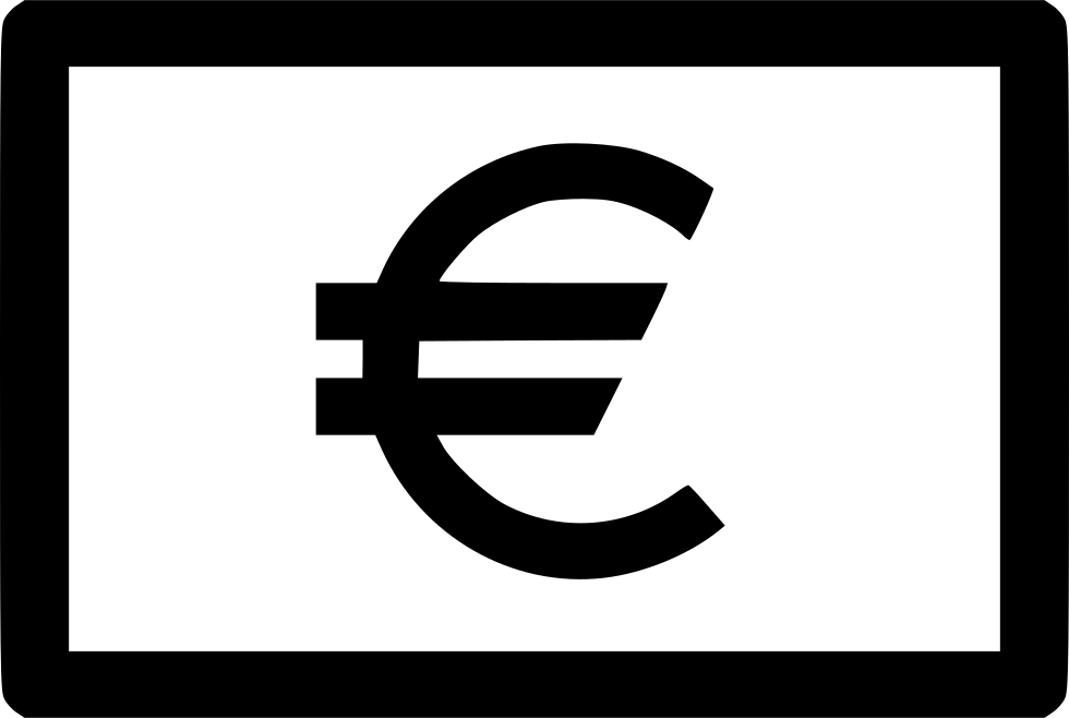Bill Sales Euro Economy Euro Dollar Yen Svg Png Icon - No 12 (980x658), Png Download