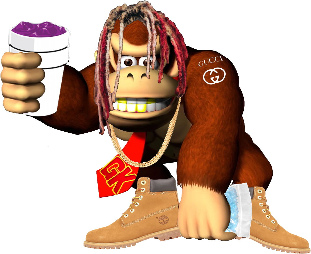 Donkeykong - Donkey Kong Trans Rights (1280x1116), Png Download