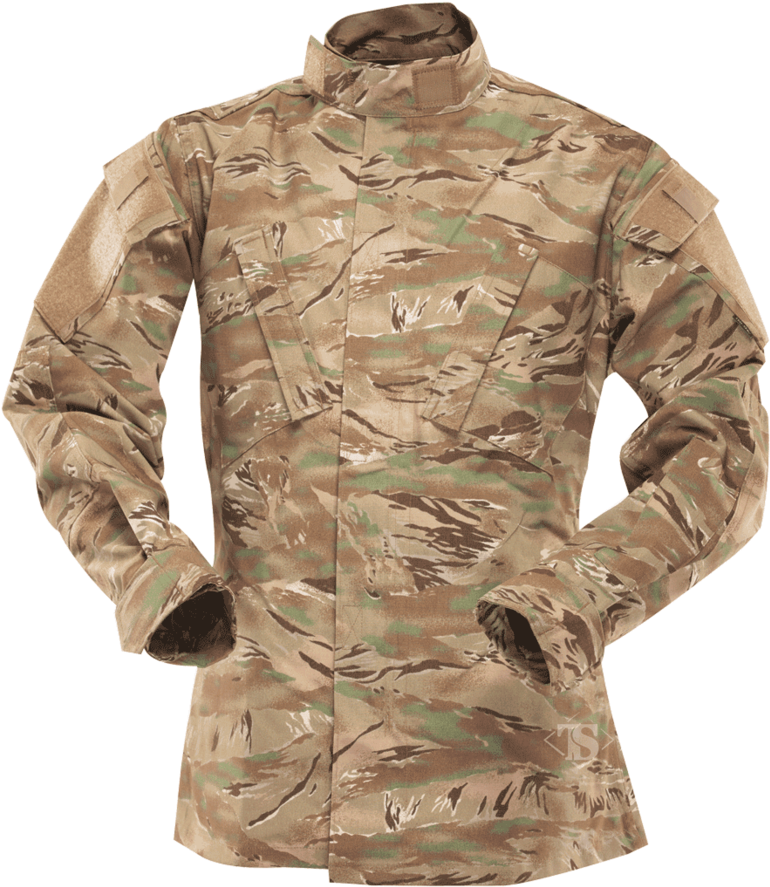 Tru Shirt All Terrain Tiger Stripe - All Terrain Tiger Stripe (785x1024), Png Download