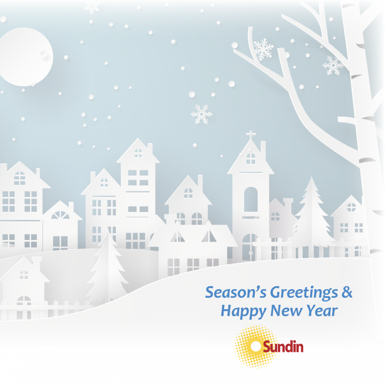 Our 2017 Holiday Card - Winter Snow Urban Countryside Landscape City Village (768x768), Png Download