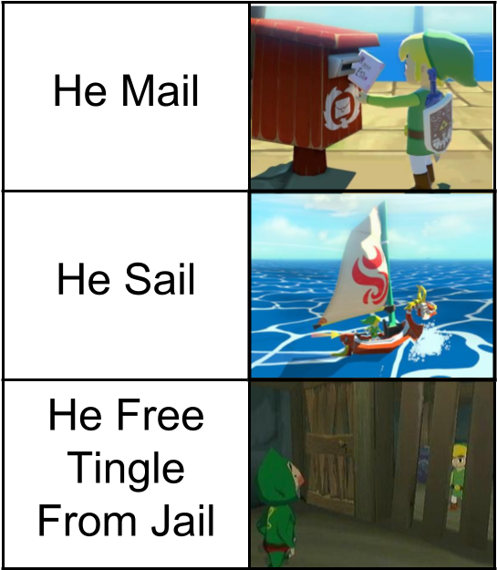 Truecringe A Bad Windwaker - Sail (960x720), Png Download