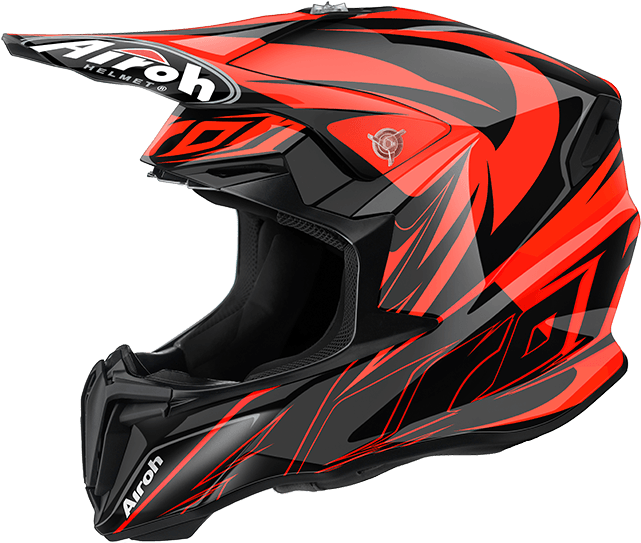 Twist Evil Orange Gloss - Airoh Twist Evil Orange (640x640), Png Download