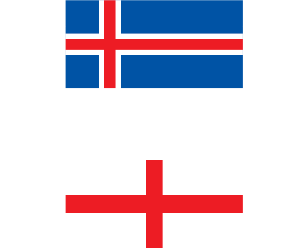 Flag Of Iceland (1323x1082), Png Download