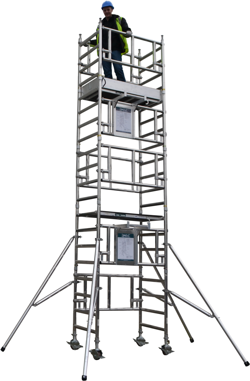 Mobile-scaffold - Euro Tower Scaffold (1000x1284), Png Download
