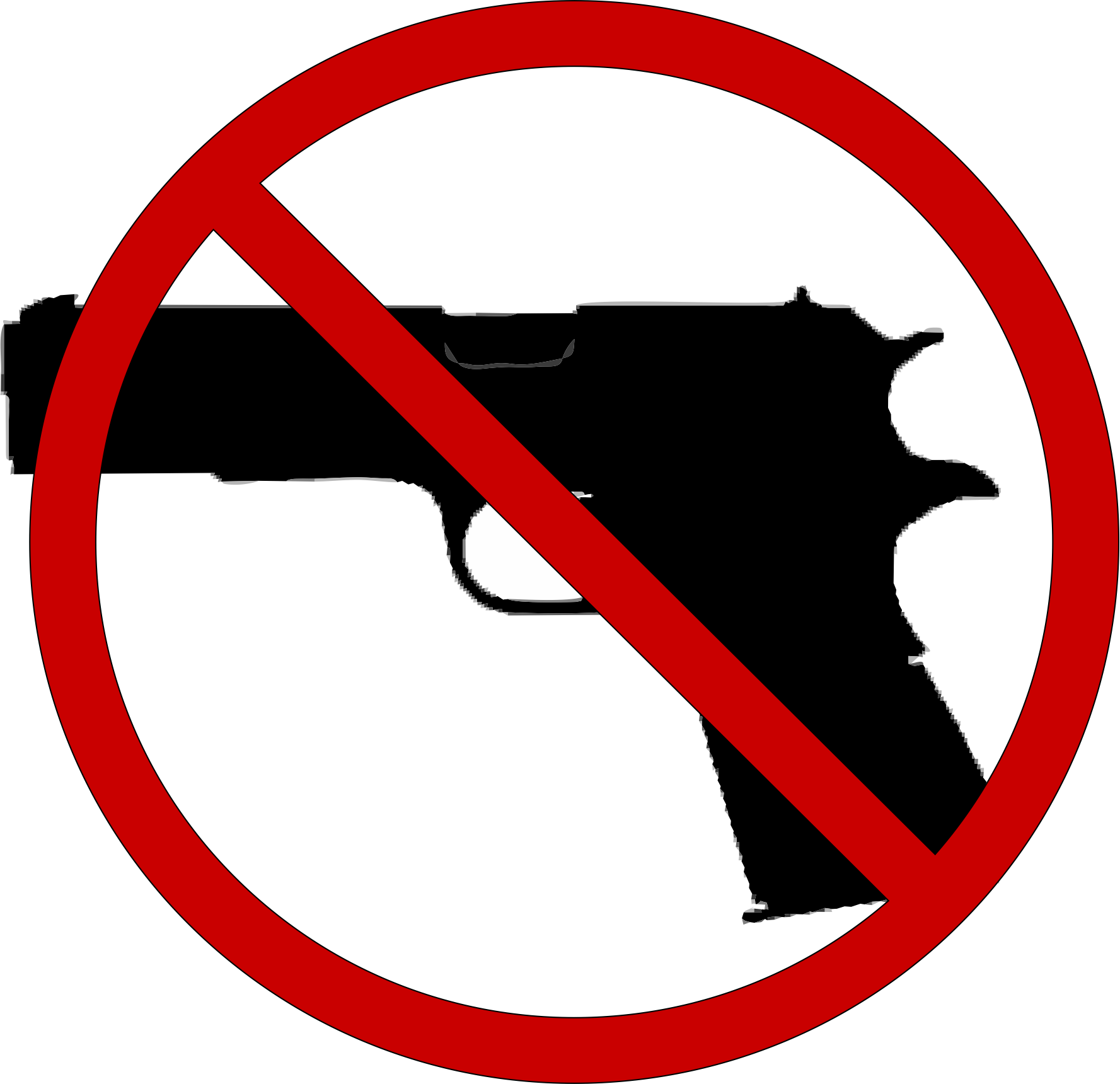 No Guns Allowed In The Irc - Gloucester Road Tube Station (1777x1720), Png Download