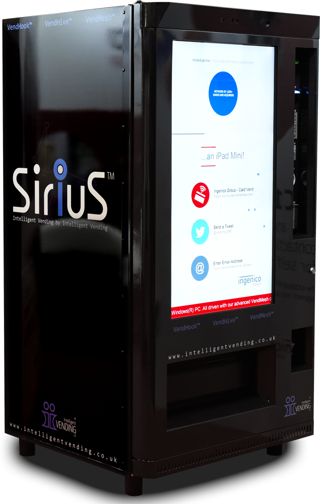 Sirius Intelligent Vending Machine - Mini Touch Screen Vending Machine (634x1000), Png Download