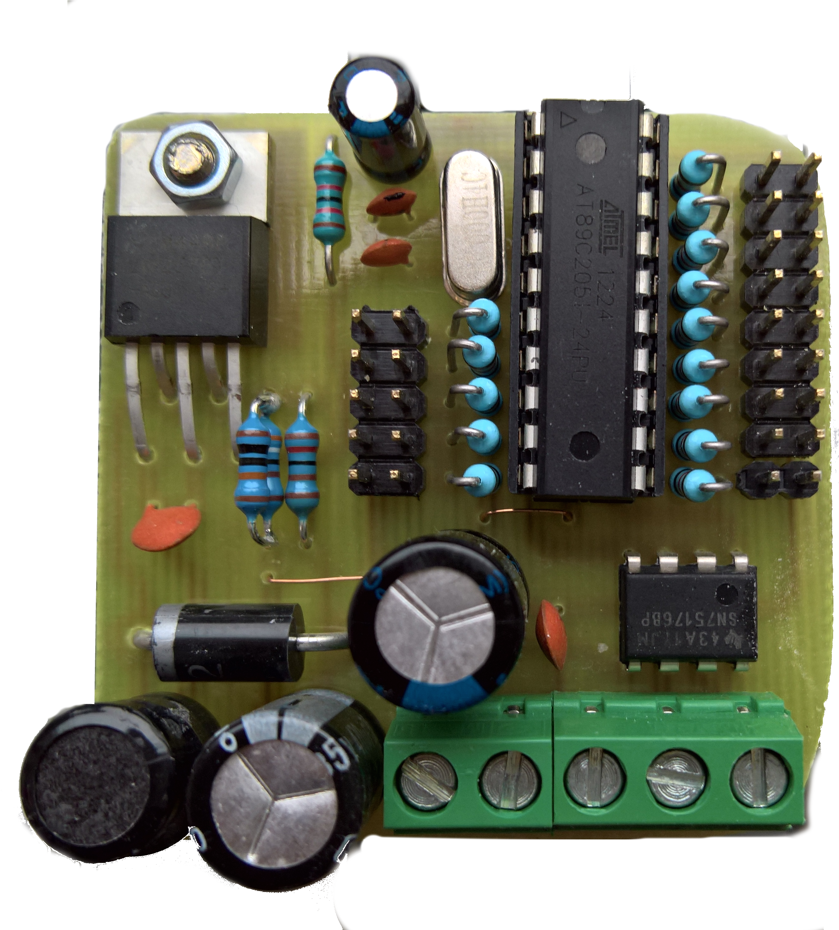 Dmx Board With Atmel At89c2051 Chip - Switch (5344x3008), Png Download